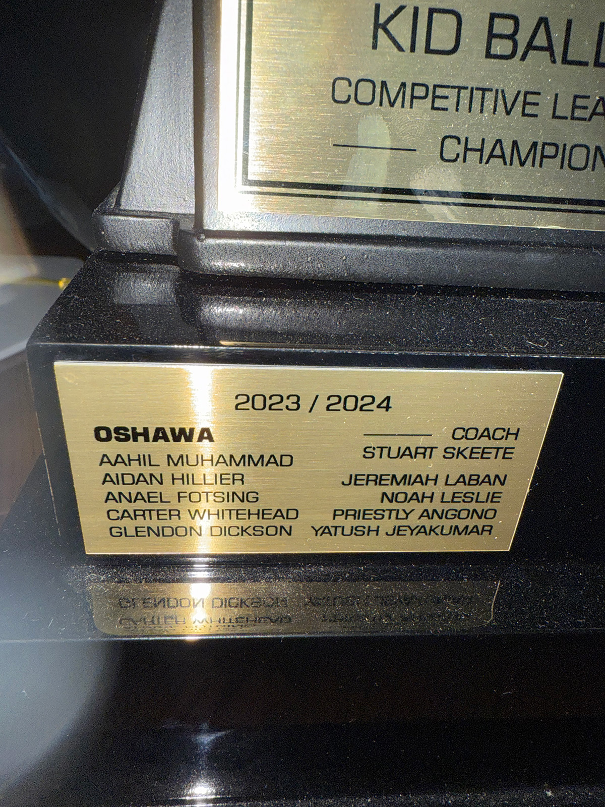 U12 Champions Trophy Closeup 2024 2025 season